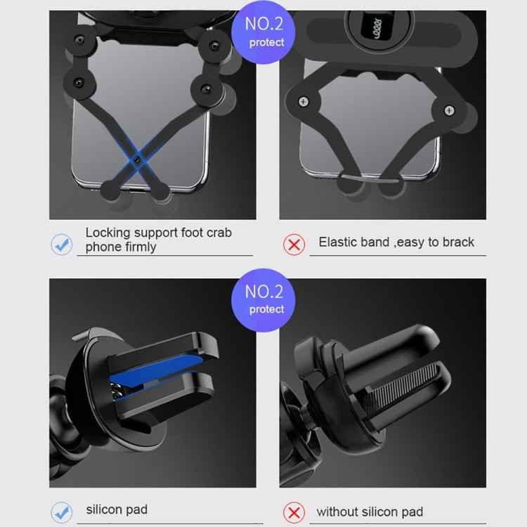 Car Air Outlet Six-claw Gravity Mobile Phone Holder Bracket