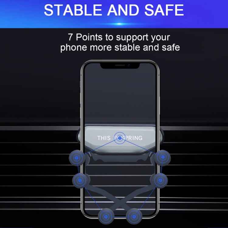 Car Air Outlet Six-claw Gravity Mobile Phone Holder Bracket