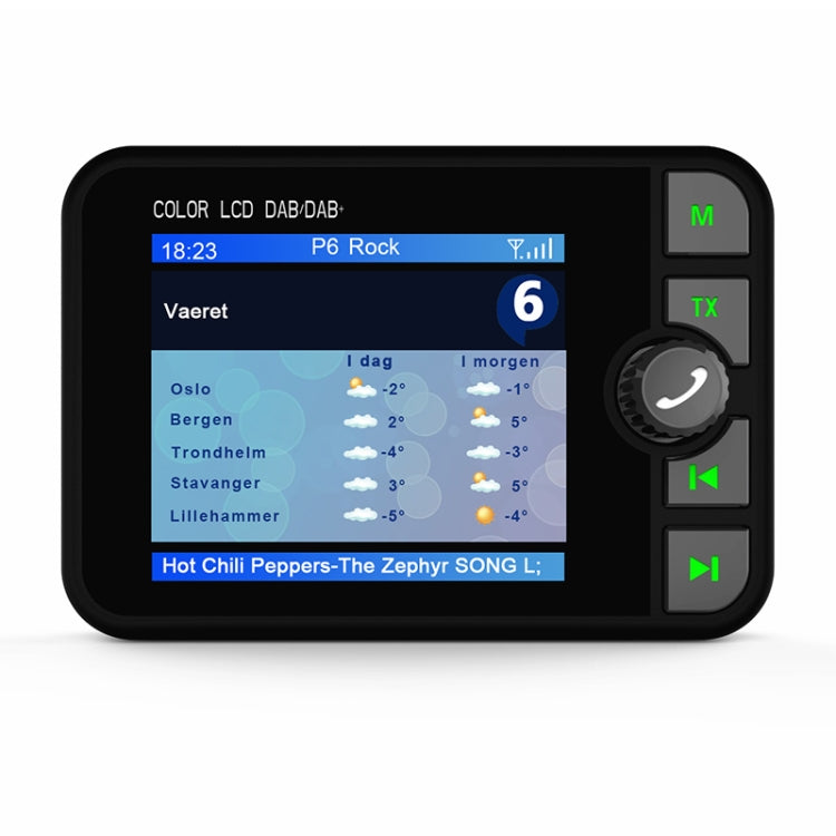 DAB-C6 Car DAB Digital Radio Receiver Bluetooth MP3 Player FM Transmitter