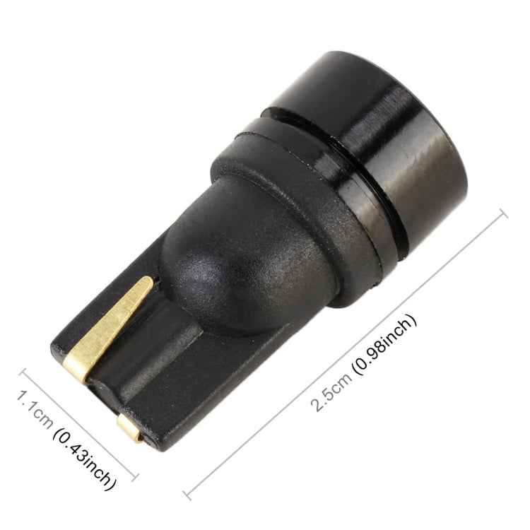 2 PCS T10 DC12V / 1.8W / 6000K / 140LM 4LEDs SMD-3030 Car Clearance Light