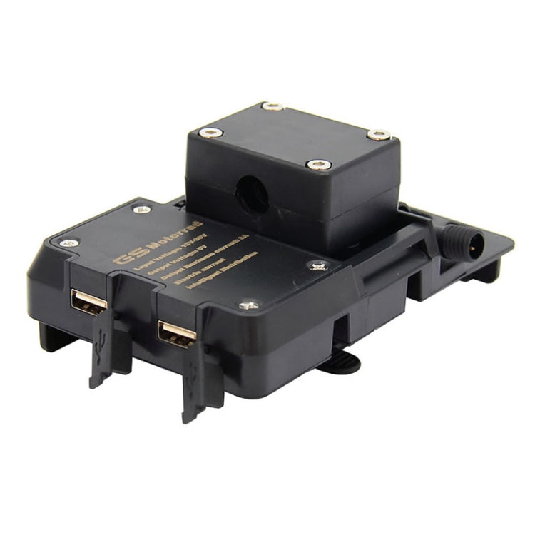 Motorcycle Mobile Phone Holder USB Charger Bracket