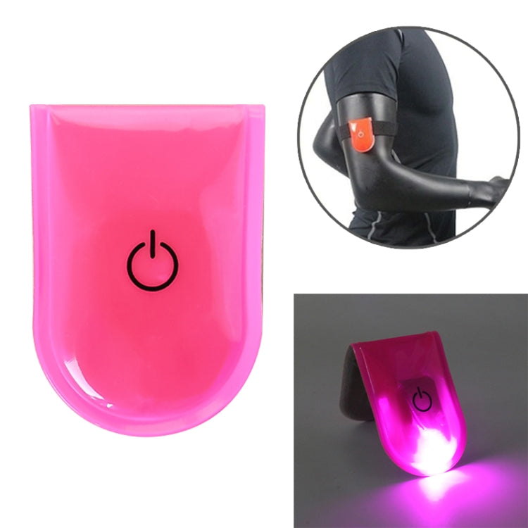 2 PCS Outdoor Night Running Safety Warning Light LED Illuminated Magnet Clip Light