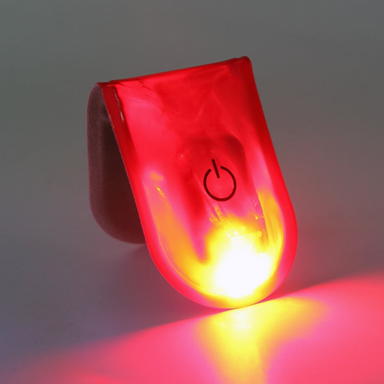 2 PCS Outdoor Night Running Safety Warning Light LED Illuminated Magnet Clip Light