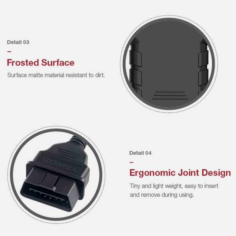 YA201 Car Mini Code Reader OBD2 Fault Detector Diagnostic Tool, YA201