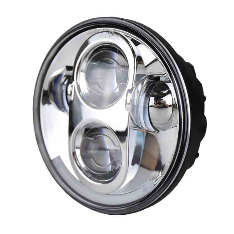 5.75 inch DC12V 6000K-6500K 40W Car LED Headlight for Harley, 5.75 inch (Silver), DC12V 40W