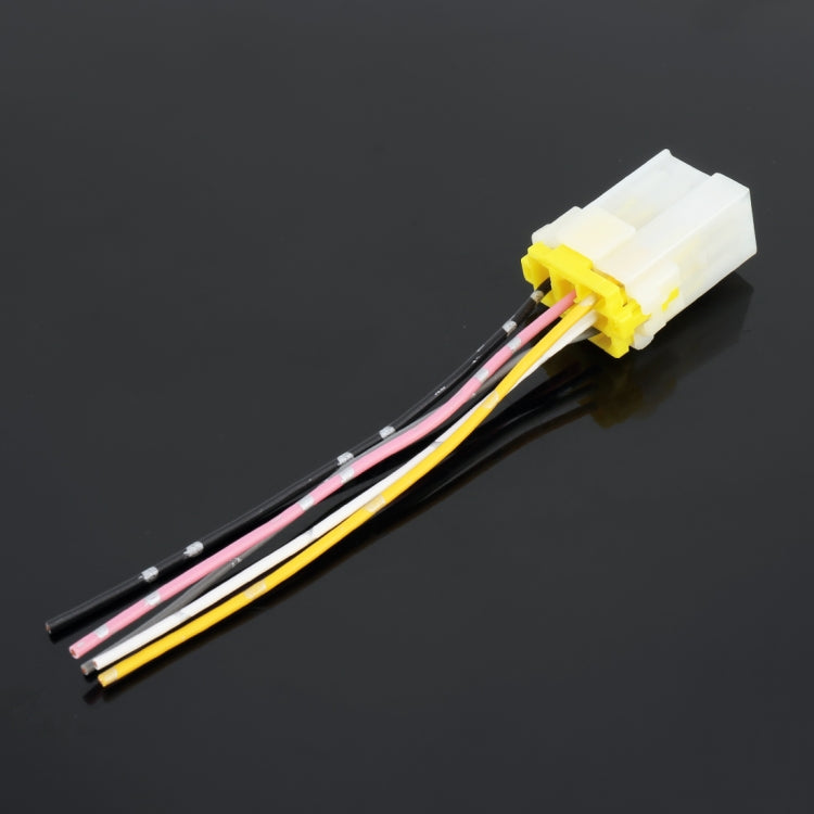 10 PCS 5 PIN Relay Holder Base with Wire, 5 PIN