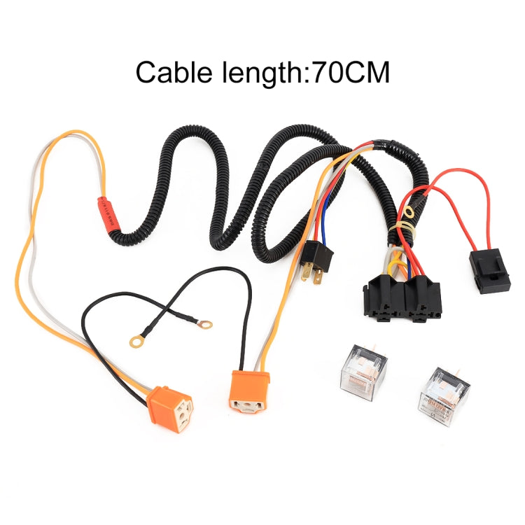 H4 Halogen Lamp Brightening Line, Cable Length: 70cm, Halogen Lamp Brightening Line