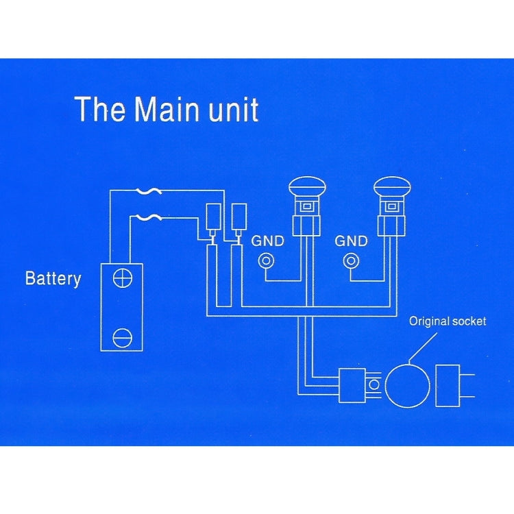 H4 Halogen Lamp Brightening Line, Cable Length: 70cm, Halogen Lamp Brightening Line