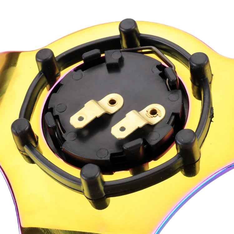 Car Colorful Modified Racing Sport Horn Button Steering Wheel, Diameter: 34.6cm