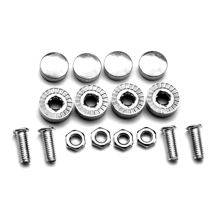10 Sets Anti-theft Screws Car License Plate Bolts Frame Screws, 10 Sets