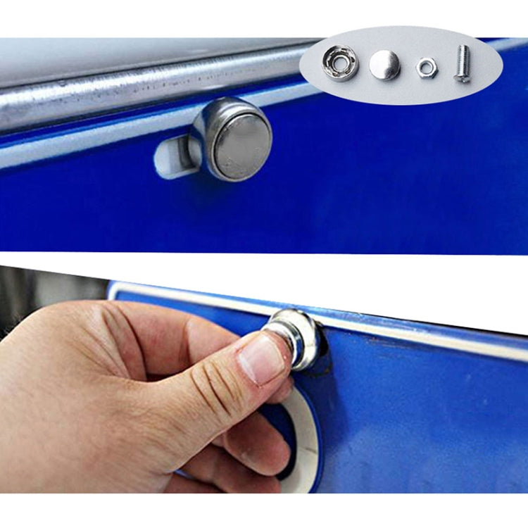 10 Sets Anti-theft Screws Car License Plate Bolts Frame Screws, 10 Sets