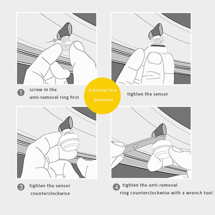 Bluetooth 4.0 TPMS Car External Tire Pressure Monitoring Pressure Detection System, Car External Tire Pressure Detection System