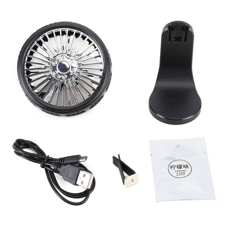 F203B Portable Car Air Outlet Sucker Electric Cooling Fan with Aromatherapy, F203B