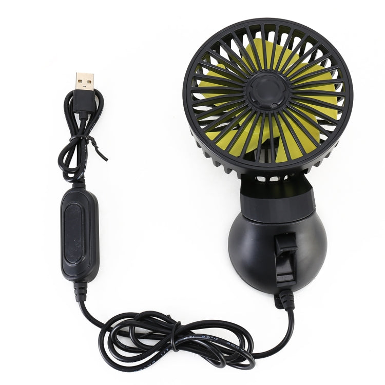 F402 Portable Car Center Console Sucker Electric Cooling Fan with Aromatherapy, F402