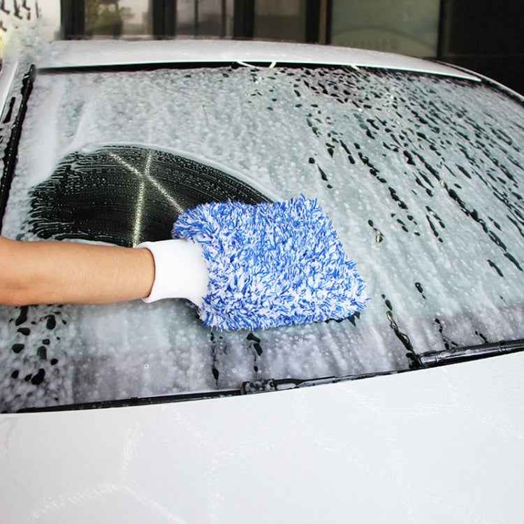 Microfiber Dusting Mitt Car Window Washing Cleaning Cloth Duster Towel Gloves