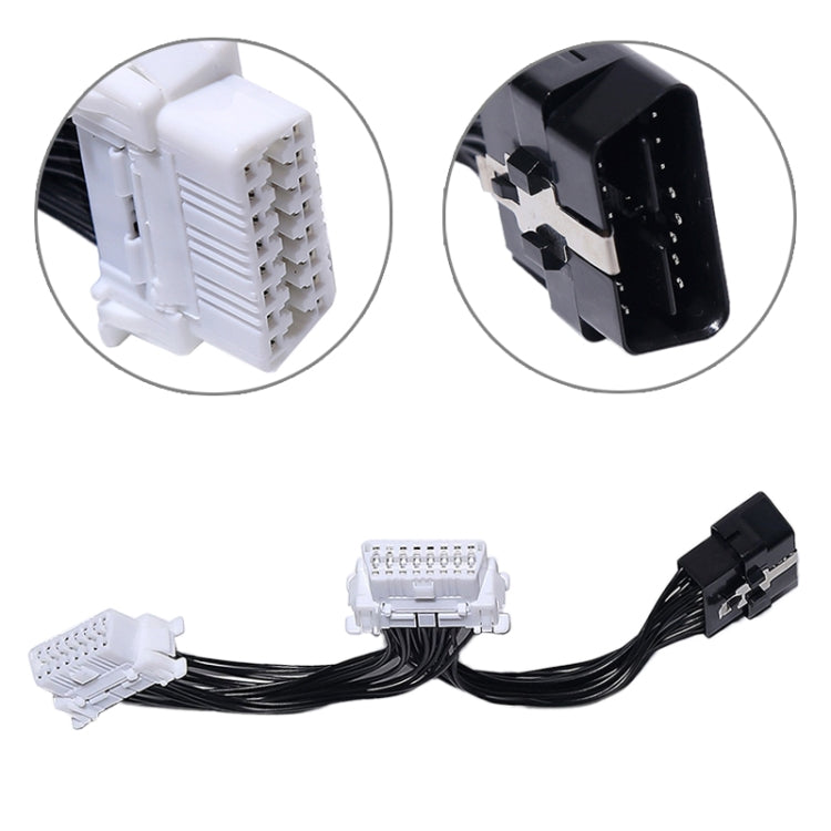 2 in 1 16PIN Car OBD Diagnostic Extended Cable OBD2 Cable, OBD2 Cable