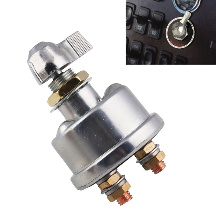 12V 125A Master Battery Disconnect Battery Switch Power Isolator Cut Off Kill Switch for UVT ATV Marine, 12V 125A