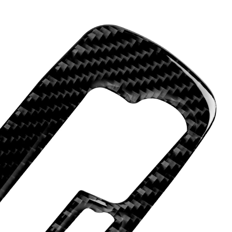 Car Carbon Fiber Center Control Gear Shift Position Panel Decorative Sticker for Chevrolet Cruze 2009-2015, Left and Right Drive Universal, Gear Shift Position