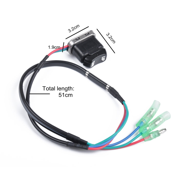 12V Trim Tilt Switch Replecement 703-82563-02-00 / 703-82563-01 for Yamaha Outboard Motors, Trim Tilt Switch