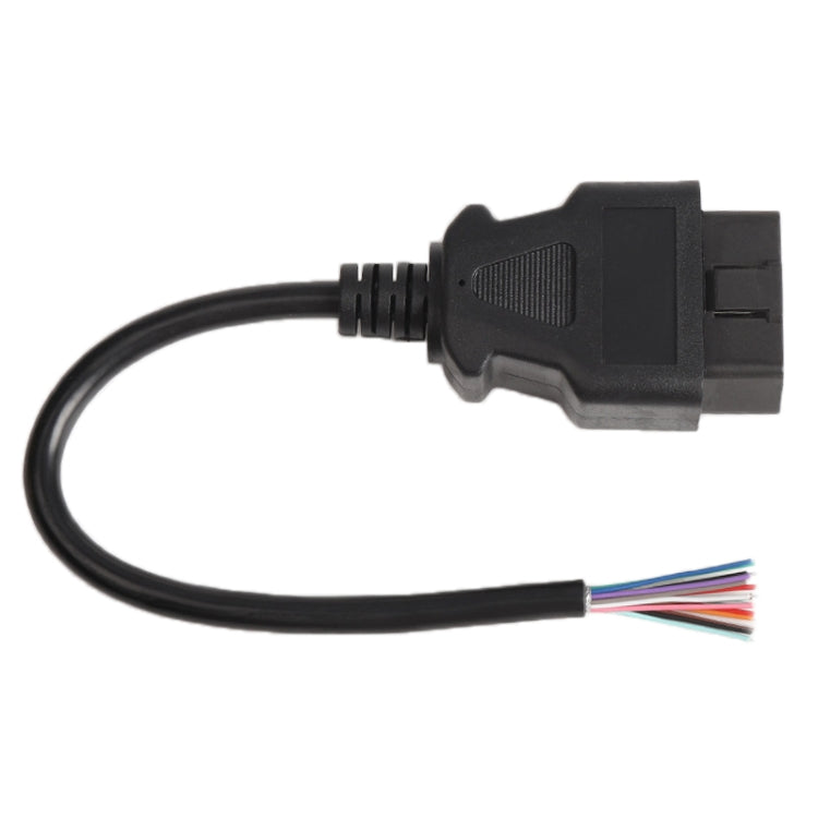 16PIN Male OBD Cable Opening Line OBD 2 Extension Cable for Car Diagnostic Scanner, Cable Length: 60cm, 60cm