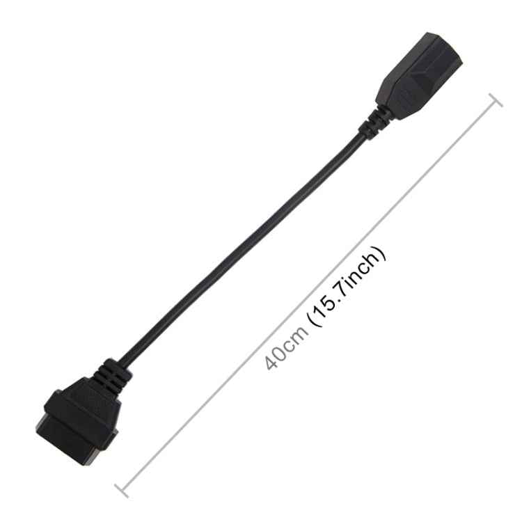 Car 3 Pin to 16 Pin OBD Cable for Honda, Cable Length: 40cm