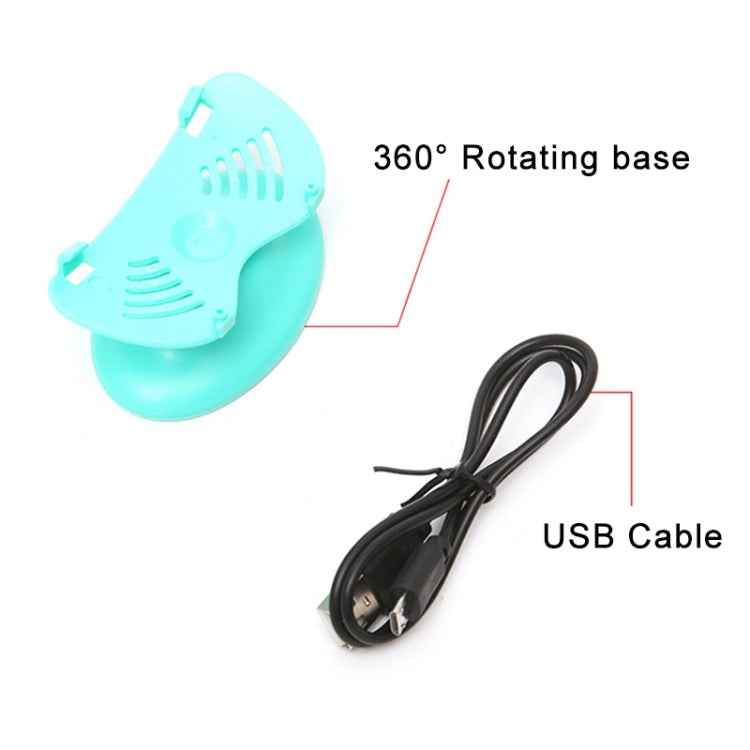 Car Vent Fan Multi-function USB Interface LED Lamp Portable Fan, CRP2631A, CRP2631B, CRP2631C, CRP2631D, CRP2631E, CRP2631F