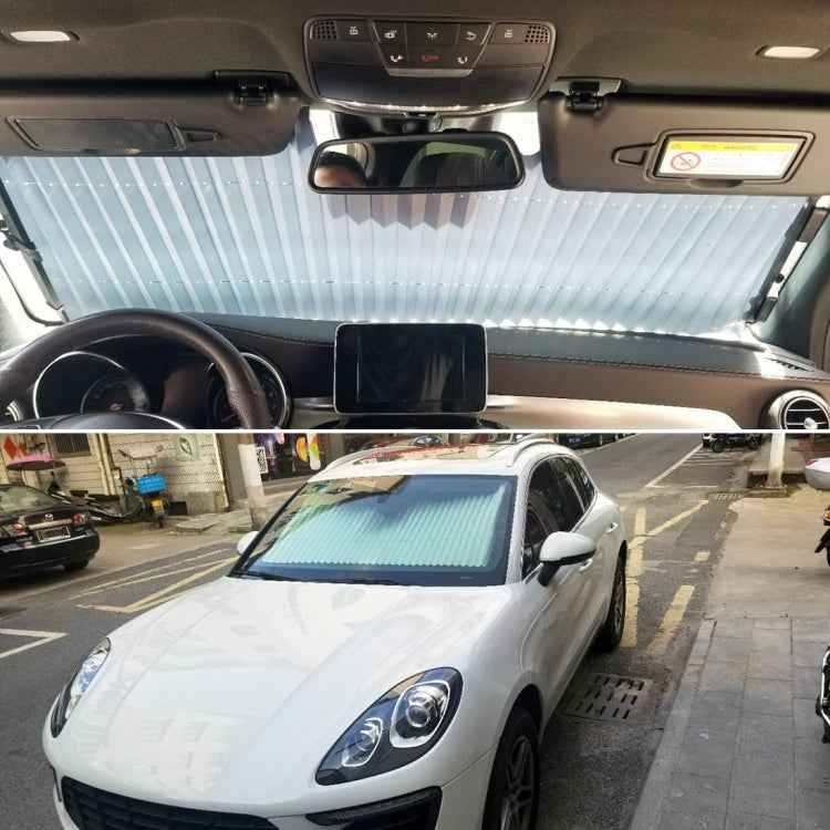 Car Sucker Suction Cups Retractable Windshield Sun Shade Block Sunshade Cover for Solar UV Protect, Size: 46cm