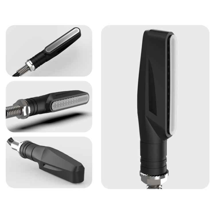 2 PCS D12V / 1W Motorcycle LED Waterproof Side Lights Turn Signal Light