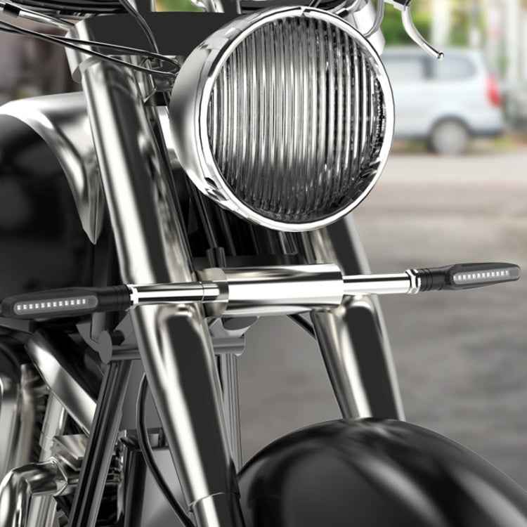 2 PCS D12V / 1W Motorcycle LED Waterproof Side Lights Turn Signal Light