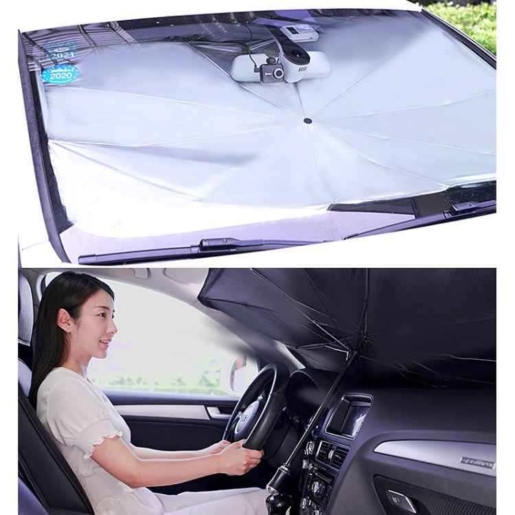 Car Retractable Sunshade Sunscreen Heat Insulation Front Windshield Sunshade, Small Size