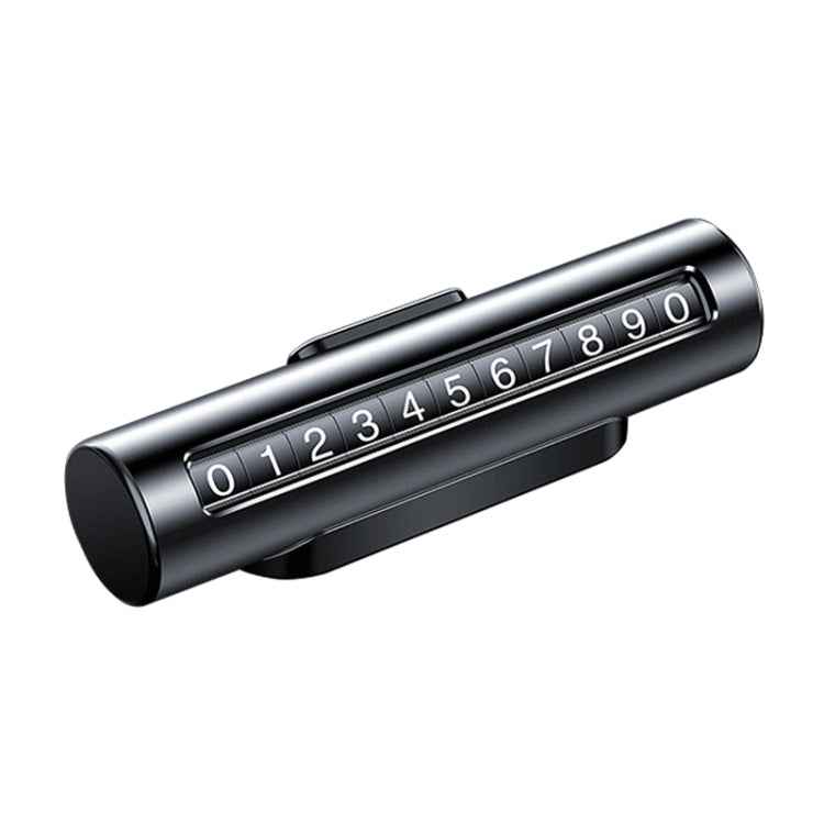 Car Metal Roller Creative Temporary Parking Card Parking Number Card