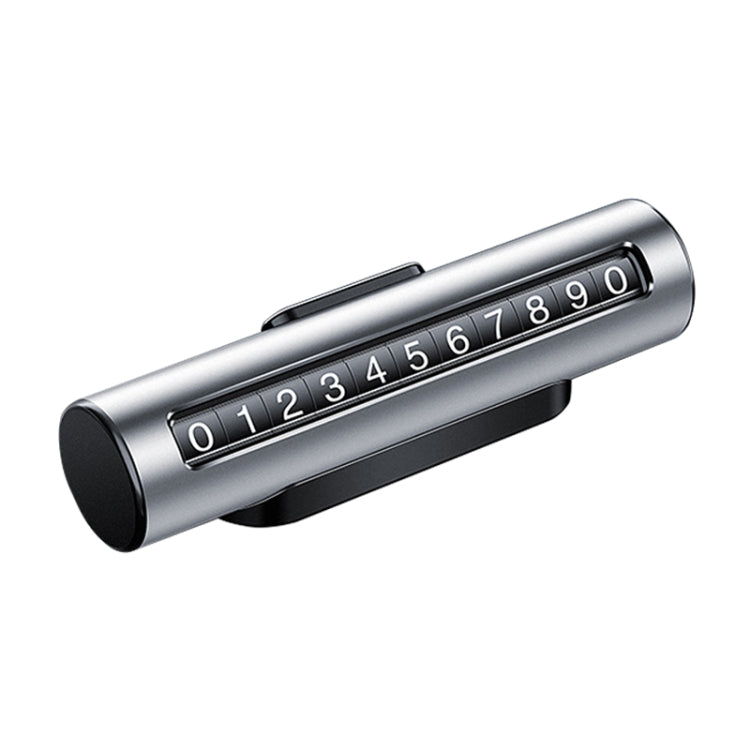 Car Metal Roller Creative Temporary Parking Card Parking Number Card, Metal Roller(Silver), Metal Roller (Silver Grey), Metal Roller(Black), Metal Roller(Red)