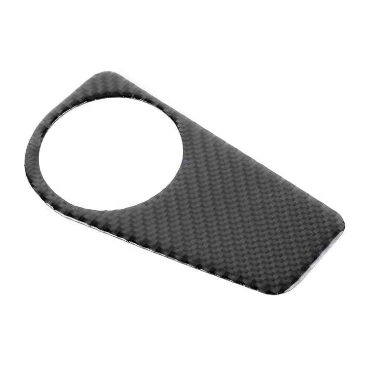 Car Carbon Fiber Headlight Switch Panel Decorative Sticker for Volkswagen Tiguan L, Low Configuration