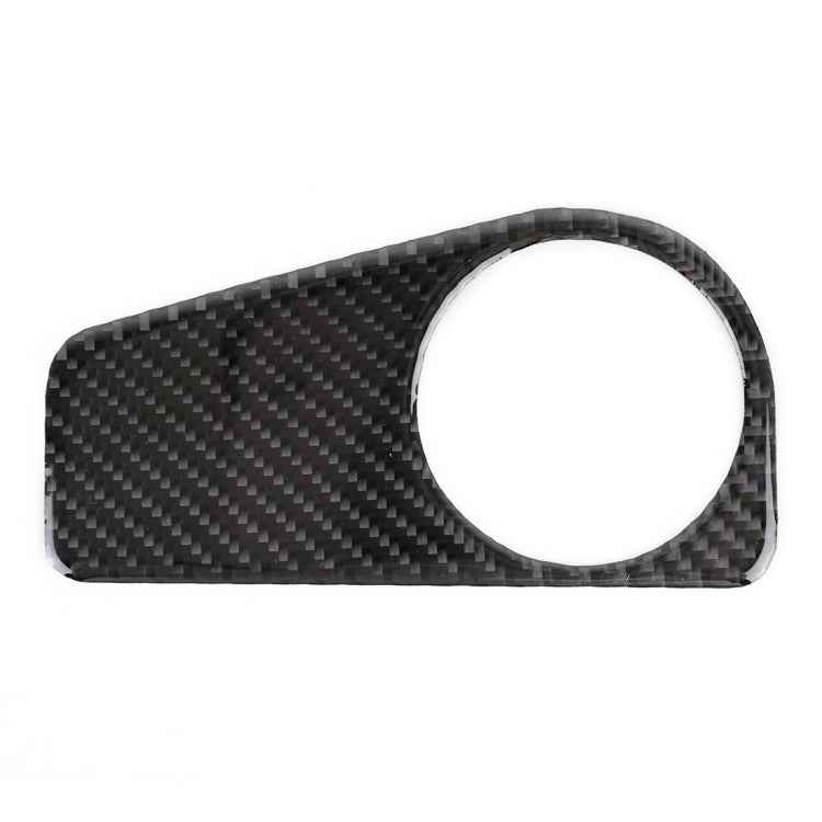 Car Carbon Fiber Headlight Switch Panel Decorative Sticker for Volkswagen Tiguan L, Low Configuration
