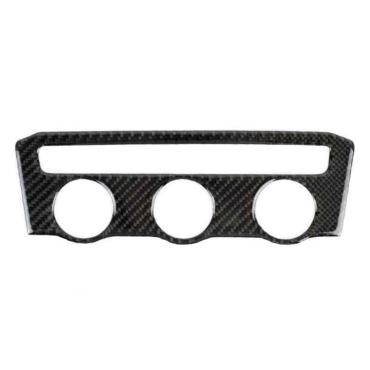 Car Carbon Fiber Air Conditioning Panel Decorative Sticker for Volkswagen Tiguan L, Low Configuration