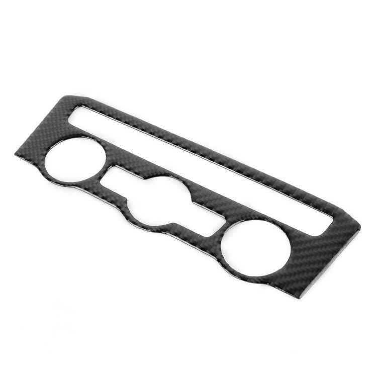 Car Carbon Fiber Air Conditioning Panel Decorative Sticker for Volkswagen Tiguan L, High Configuration