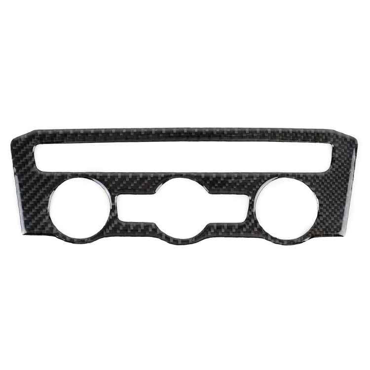 Car Carbon Fiber Air Conditioning Panel Decorative Sticker for Volkswagen Tiguan L, High Configuration