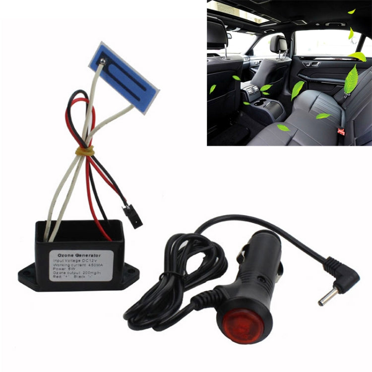 Car Ozone Generator DC12V 200mg Ceramic Plate Ozone Generator Accessory Ozonator, DC12V Ceramic Plate