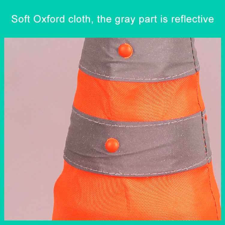 Lift Road Safety Road Cones with Warning Light Height: 30cm