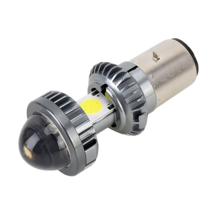 BA20D DC9-18V / 4.7W (H)2.2W(L) / 6000K / 500LM Motorcycle LED Headlight with COB Lamp Beads, BA20D