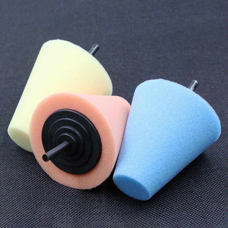 7 in 1 3 inch Car Polishing Disc Set Wheel Rim Polishing Waxing Sponge, 7 in 1