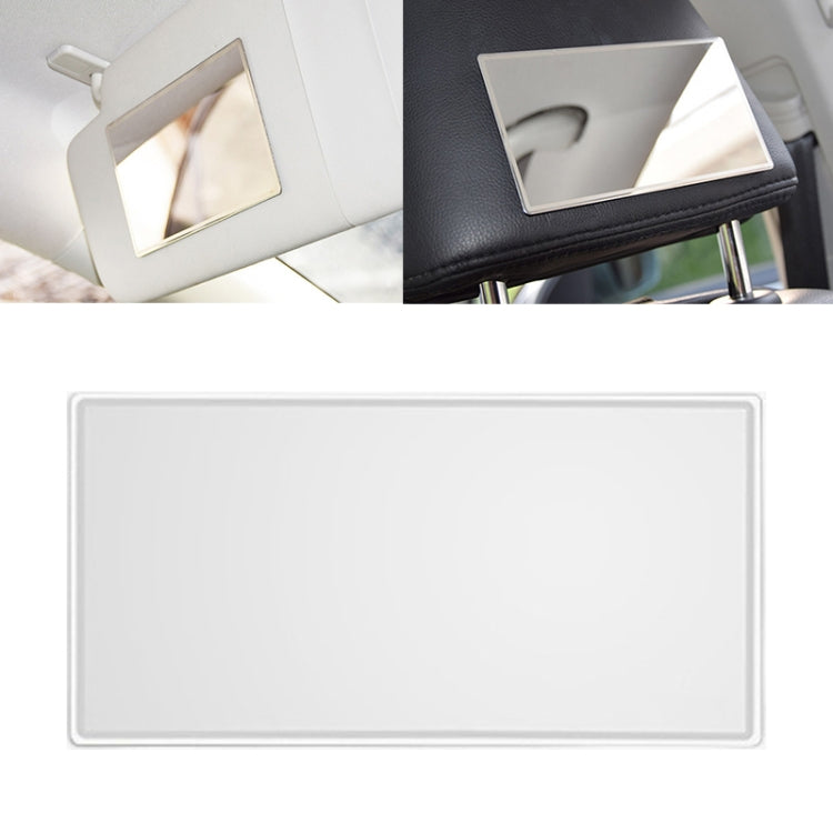 Portable Car Sunshade Makeup Mirror Stainless Steel Vanity Mirror, Size: 150 x 80mm