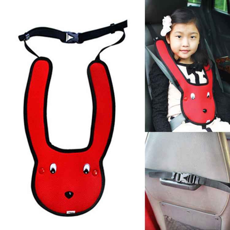 Car Child Rabbit Double Shoulder Seat Belt Adjuster