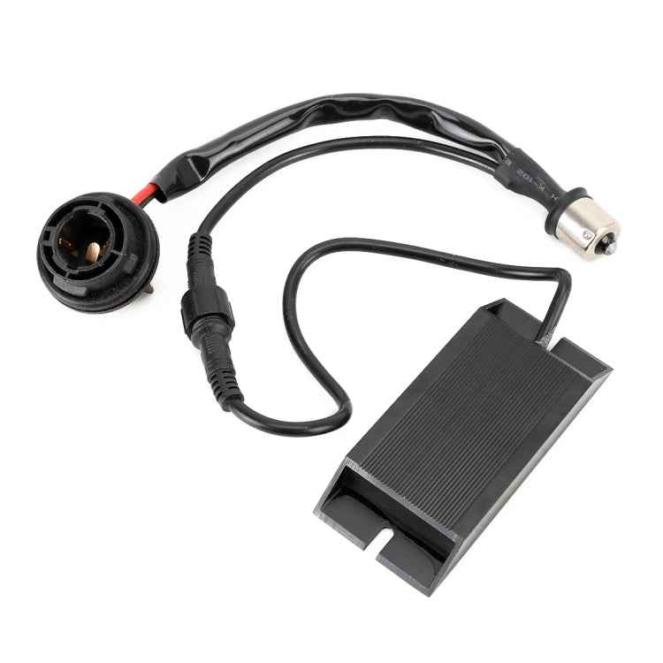 2 PCS 1156 / BAU15S DC12V 50W 6 Ohms Turn Signal / Reversing Light / Brake Light Split Dual Resistance Decoder