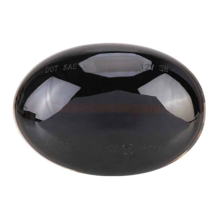 2 PCS DC12V / 3W Car LED Dynamic Blinker Side Lights Flowing Water Turn Signal Light for BMW Mini Cooper, Amber Light