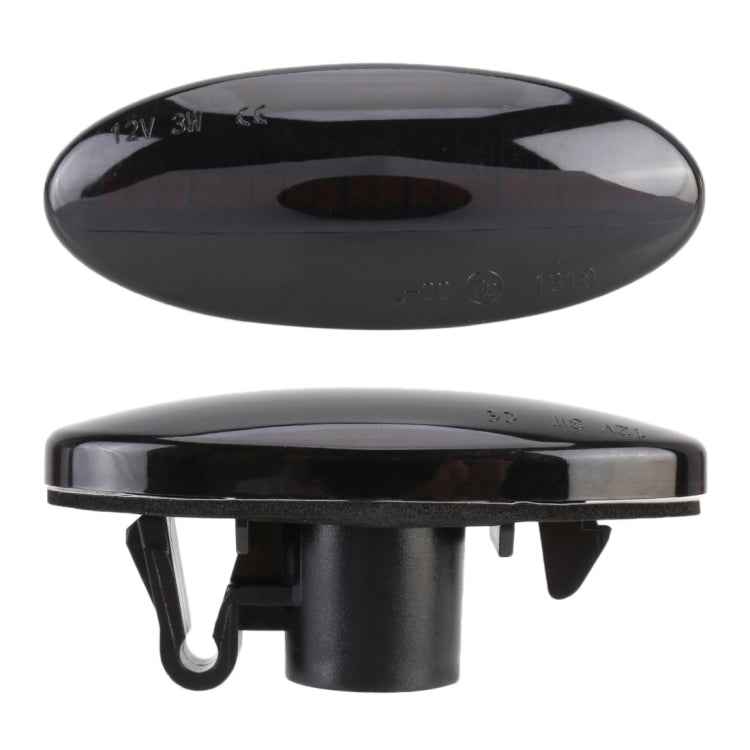 2 PCS DC12V / 3W Car LED Dynamic Blinker Side Lights Flowing Water Turn Signal Light for Nissan, Amber Light