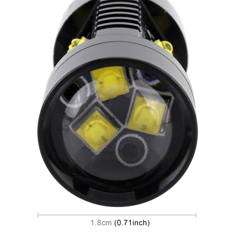 2 PCS H4 DC12V 4.3W 6000K 500LM Car Fog Lights with 12LEDs SMD-2525, H4