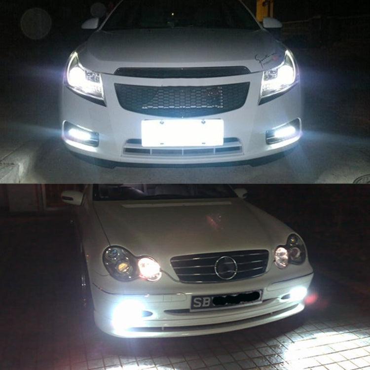 2 PCS H4 DC12V 4.3W 6000K 500LM Car Fog Lights with 12LEDs SMD-2525, H4
