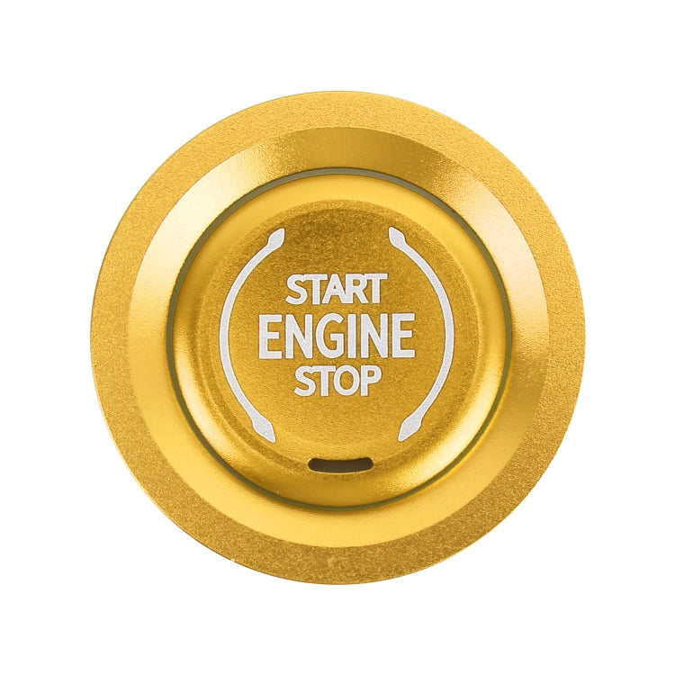 Car Engine Start Key Push Button Ring Trim Metal Sticker Decoration for Cadillac CT5 CT4 XT4 XT6 / Chevrolet Silverado, For Cadillac CT5