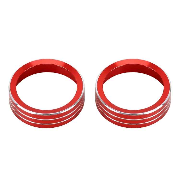 2 PCS Car Metal Air Conditioner Knob Case for Nissan X-TRAIL